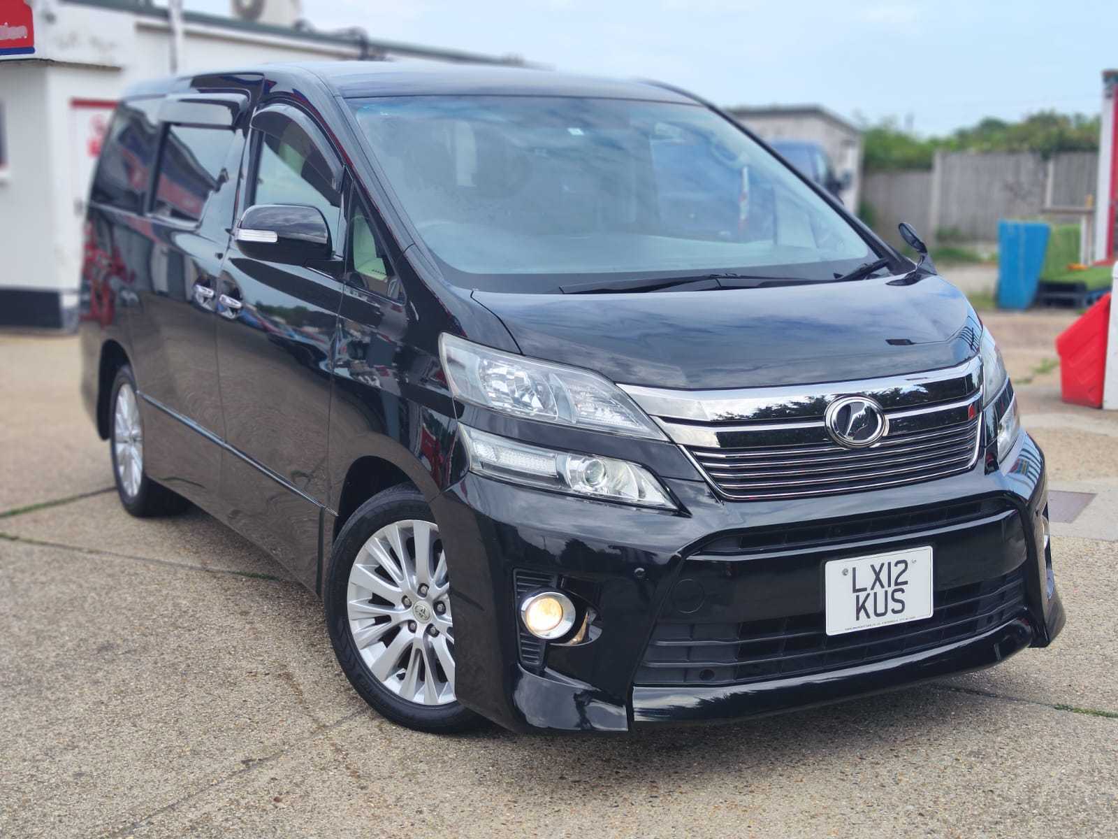 TOYOTA VELLFIRE 2.4 PETROL AUTO 2012(12) ULEZ FREE,8 SEATERS,POWERT SLIDING DOORS