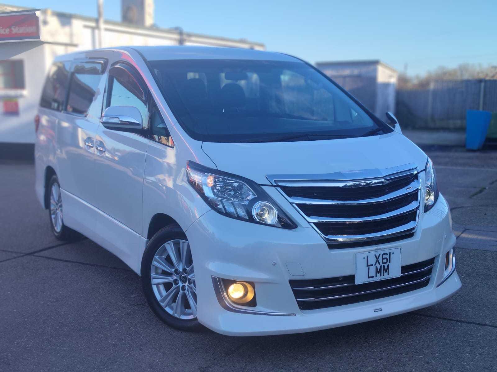 TOYOTA ALPHARD/VELLFIRE 2.4 PETROL 2012(61) 8 SEATERS.ULEZ FREE,TWIN POWER DOORS