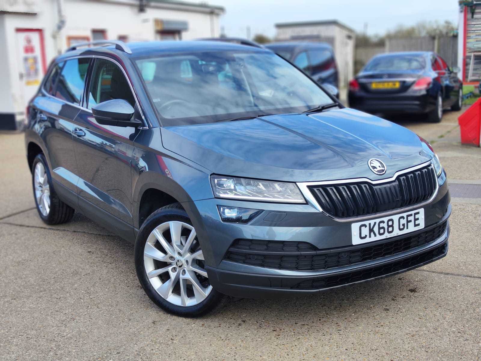 SKODA KAROQ GREY 1.6 TDI SE L 5dr DSG AUTO 2018(68) ULEZ FREE,EURO 6